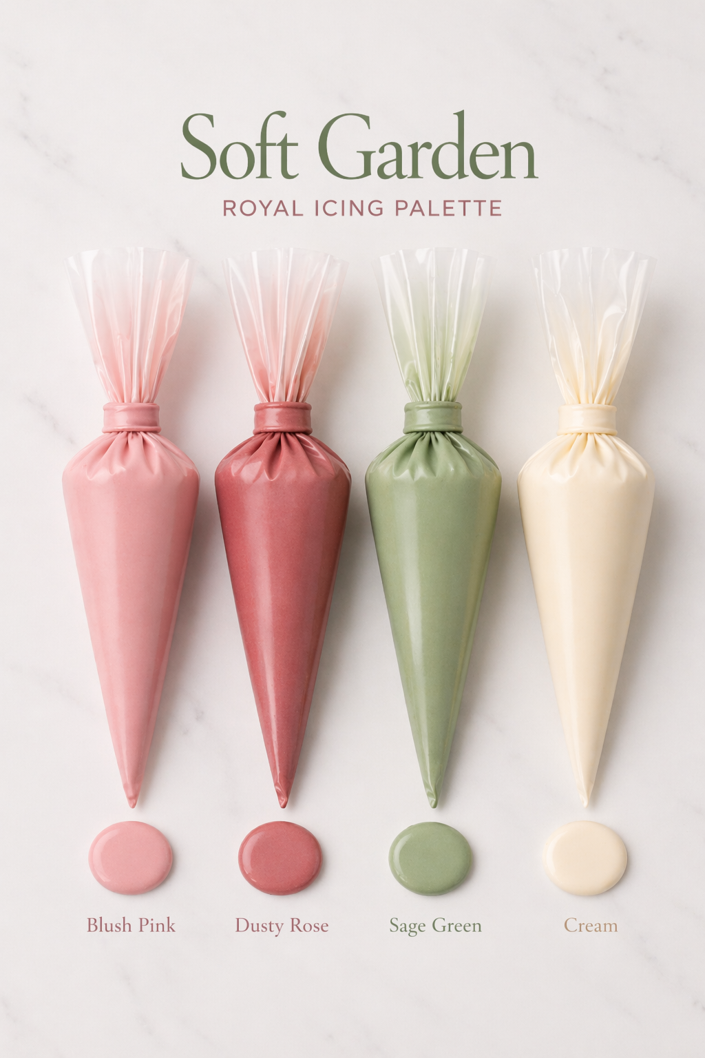 🌷 Soft Garden Palette – A  Mother’s Day Cookie Set